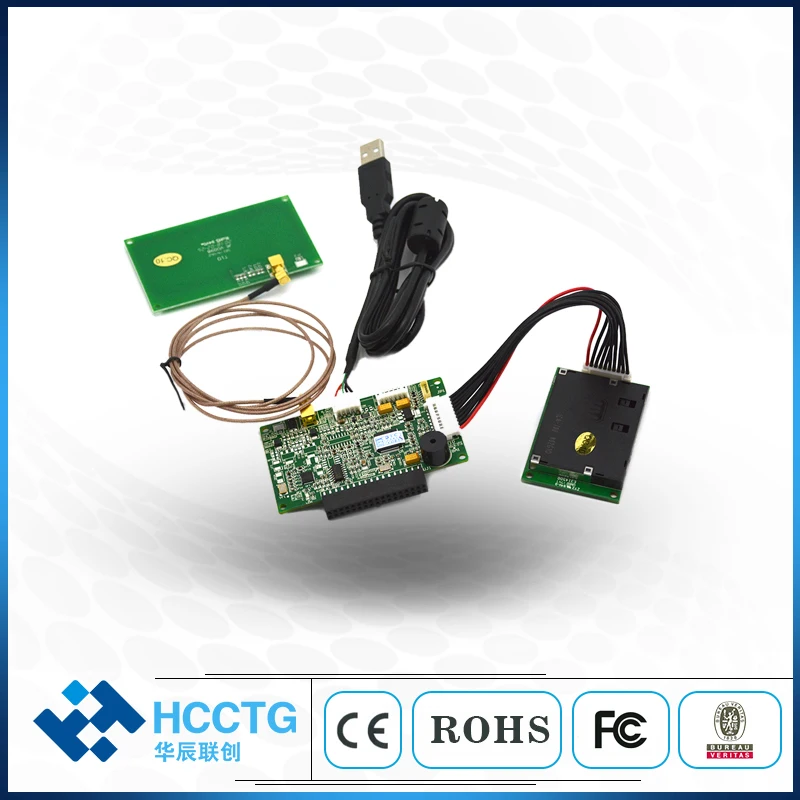 13 56 МГц 2 PSAM RS232 / USB RFID POS устройство для контроля доступа EMV NFC | Безопасность и