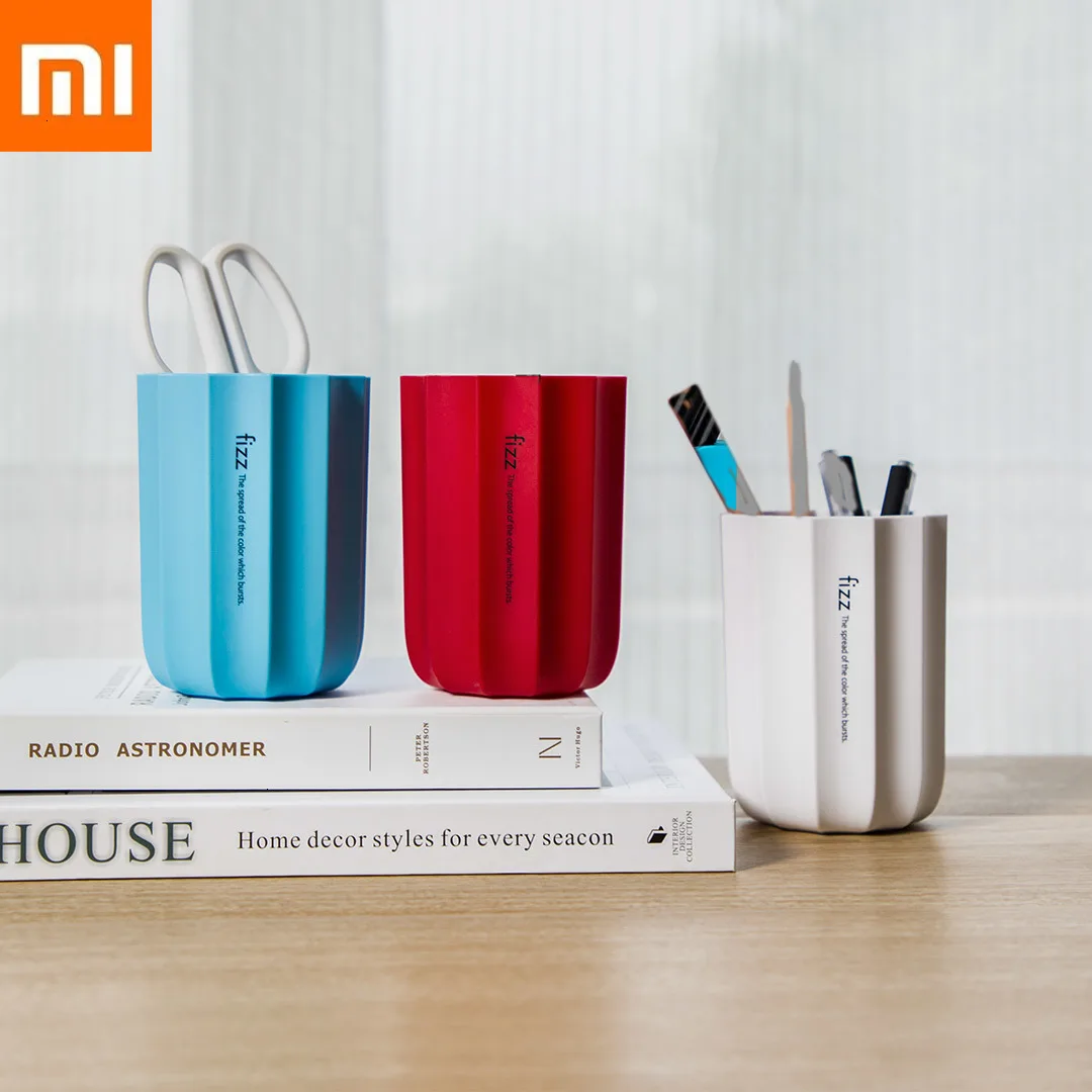 Новый Xiaomi Fizz ручка контейнер простой формы резиновое покрытие горшок культура
