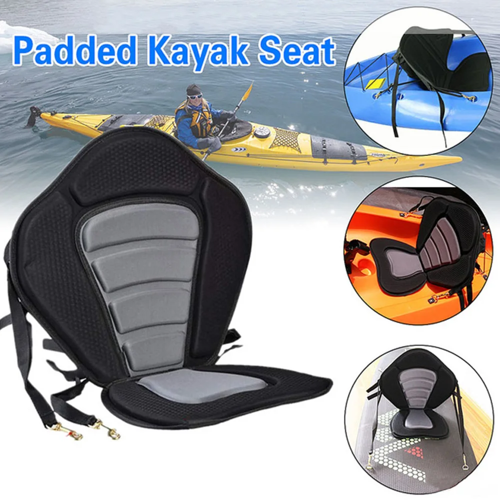 Portable Antiskid Detachable Accessories Universal Kayak Seat EVA Outdoor Durable Drifting Canoe Backrest Adjustable Padded Rest | Спорт и