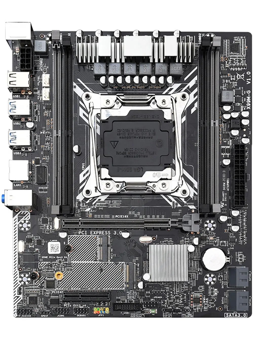 

X99M-G Desktop Computer Motherboard DDR4 Memory LGA 2011-3 V3/V4 Support M.2 Wifi SATA PCIE 16X 8X Interface