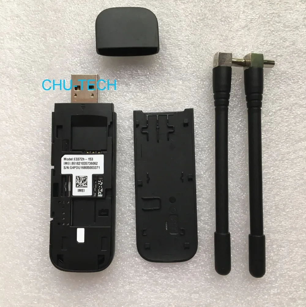 Разблокированный huawei E3372 E3372h-153 с антенной 4G LTE Dongle мобильный широкополосный USB модемы 4G модем LTE модем