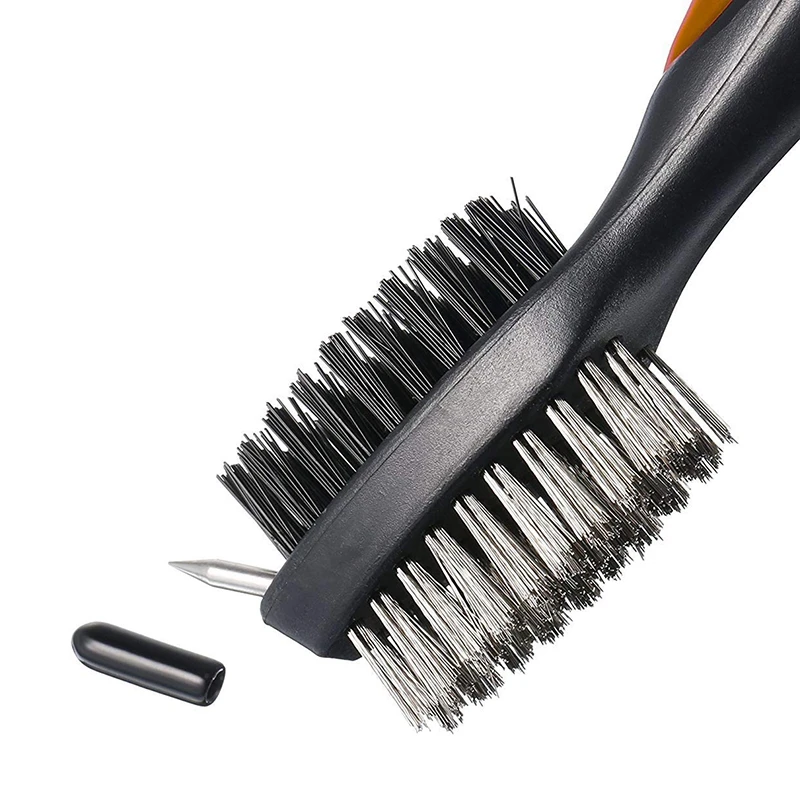 

Golf Groove Sharpener Tool Golf Club Groove Sharpener and Retractable Golf Club Brush for Golfers Practical and Clean Kits for A