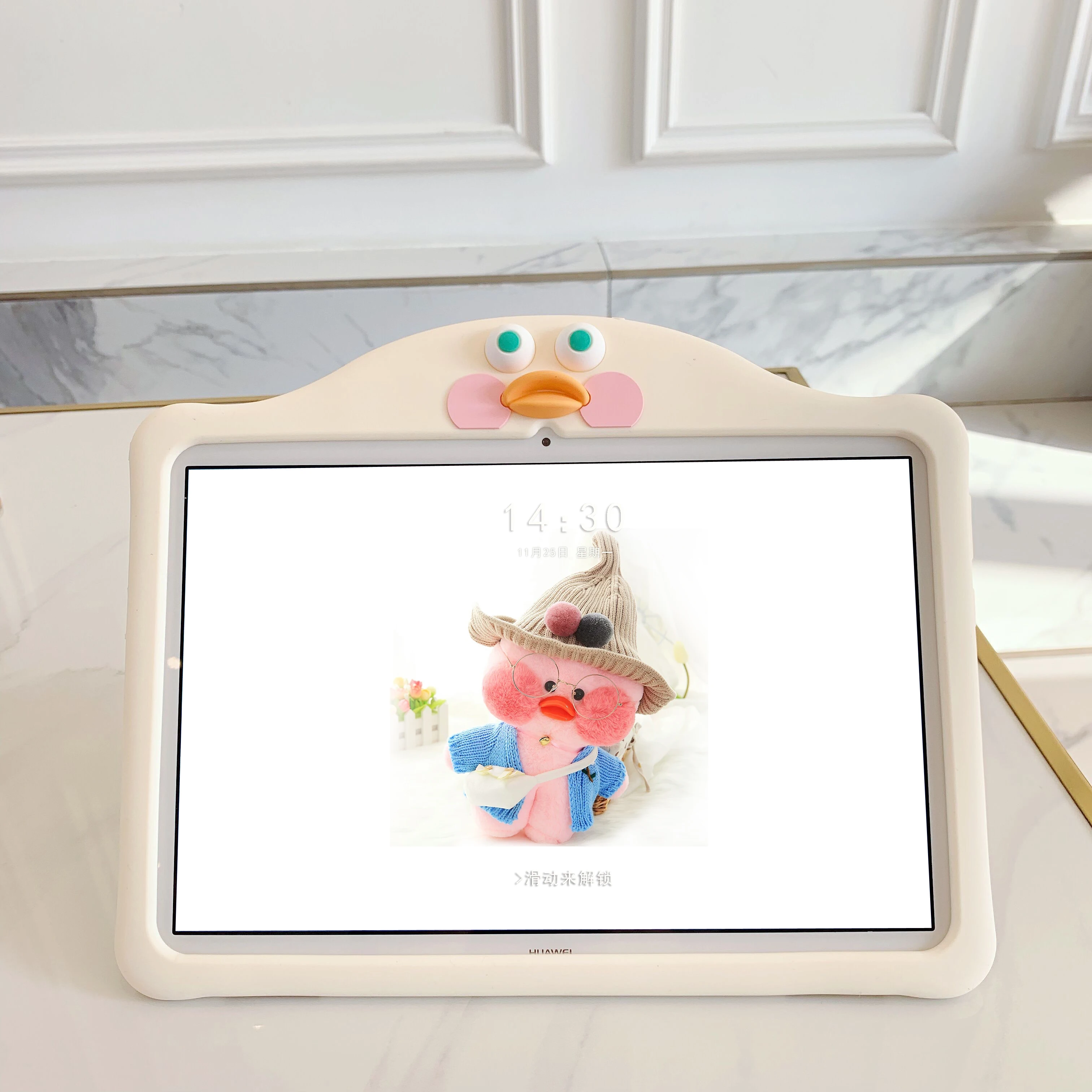 Для huawei Mediapad M5 lite 10 1 &quotсиликоновый чехол с мультяшной уткой BAH2 W09 L09 Планшет милый
