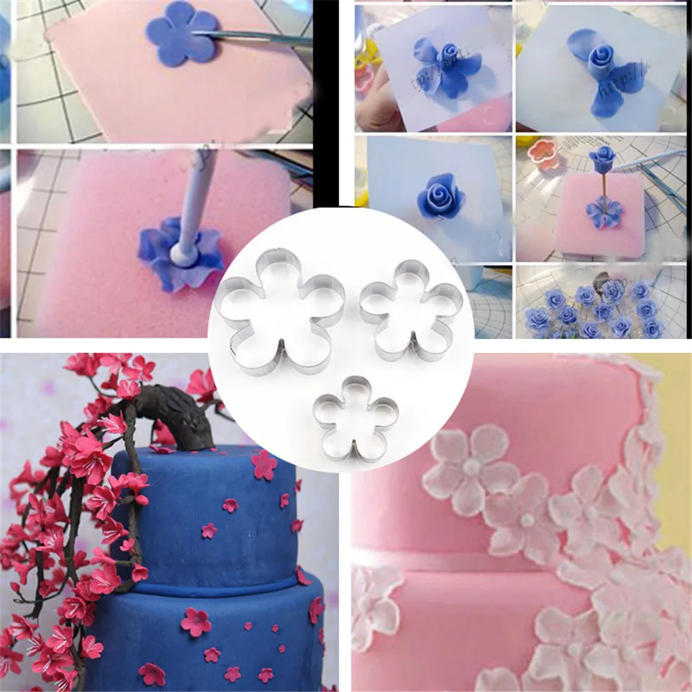 Инструмент для формовки глины цветок из нержавеющей стали лепестковая форма