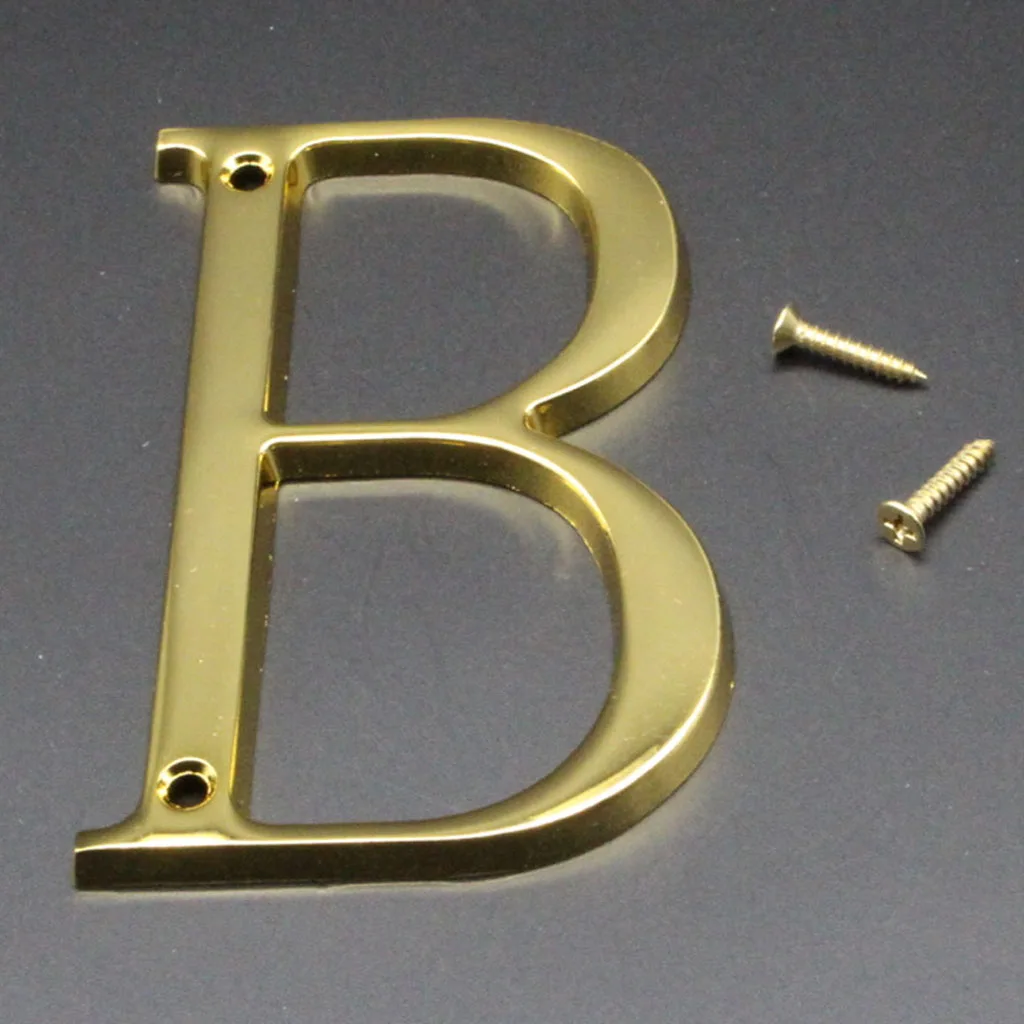 Номер дома из цинкового сплава на плавающей табличке с буквами, украшение для детской комнаты