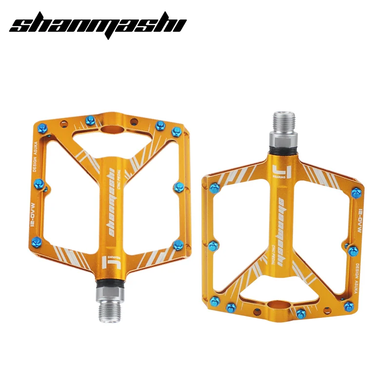 

Cleat Bolt Bicycle Pedal Aluminum Bearing Ultralight Mountain Bike Platform Pedals Antiskid Akcesoria Rowerowe BMX Parts Ed50bp
