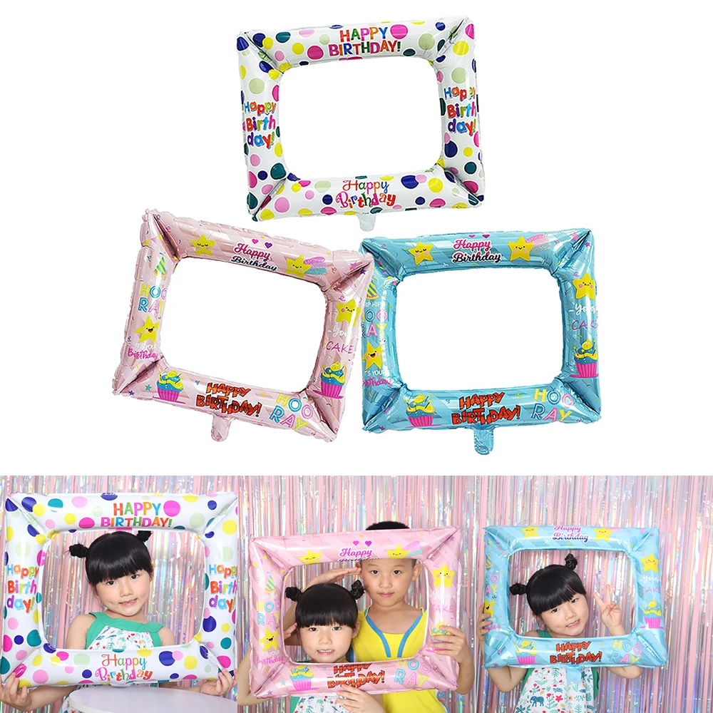 Фоторамка для детского дня рождения фольгированный пленочный шарик украшения