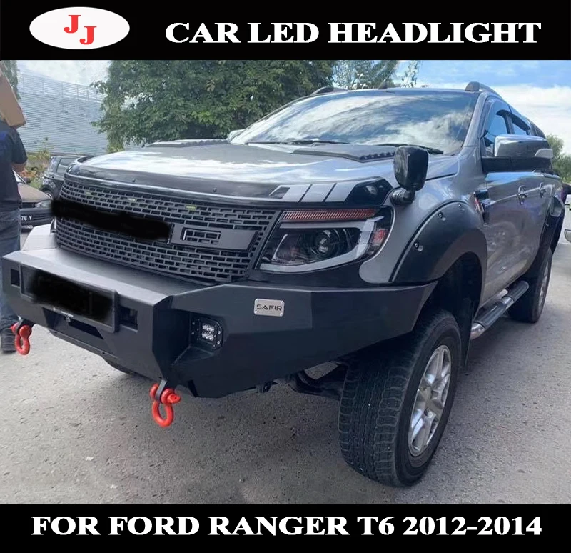 Передний светодиодный фонарь для FORD RANGER T6 2012 2014|Фара авто в сборе| |
