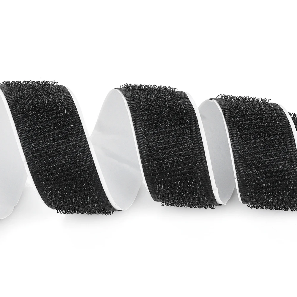 1 метр черный крюк и петля Magic Высокое качество нейлон Стикеры клей Disks16/20 Вт 30 50 мм