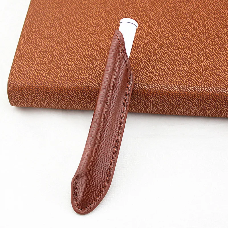 Цветная кожаная ручка-карандаш металлическая ручка канцелярские принадлежности