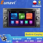 Автомагнитола Eunavi 2 Din DSP Android DVD-плеер GPS для Ford Mondeo S-max Focus C-MAX Galaxy Fiesta transit Fusion Connect kuga