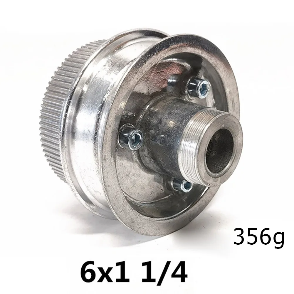 

6 Inch Electric Scooter Belt Rear Wheel Hub High Quality Aluminum 6X1 1/4 E-Scooter Timing Belt Wheel Hub Parts Accessories