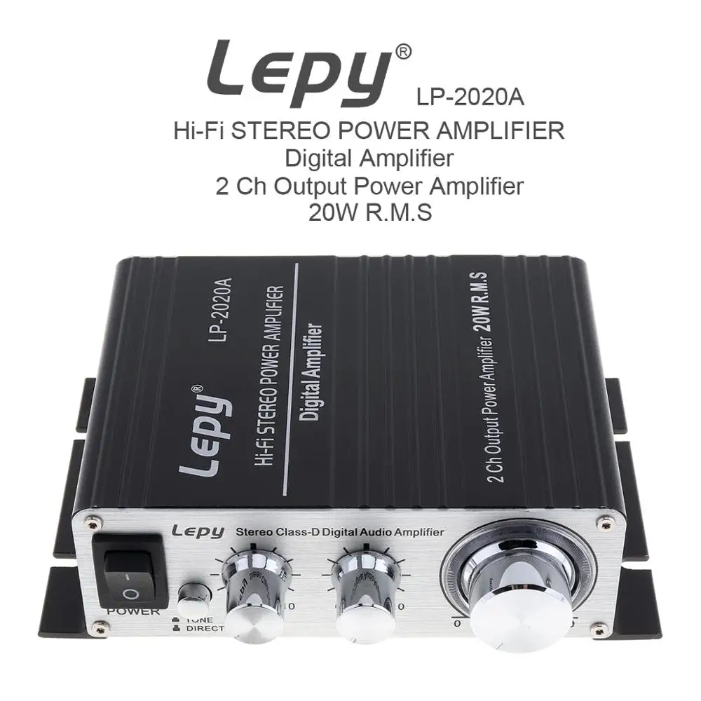 LP 2020A 20 Вт x 2 2CH HiFi автомобильный усилитель мощности класса D стерео цифровой аудио