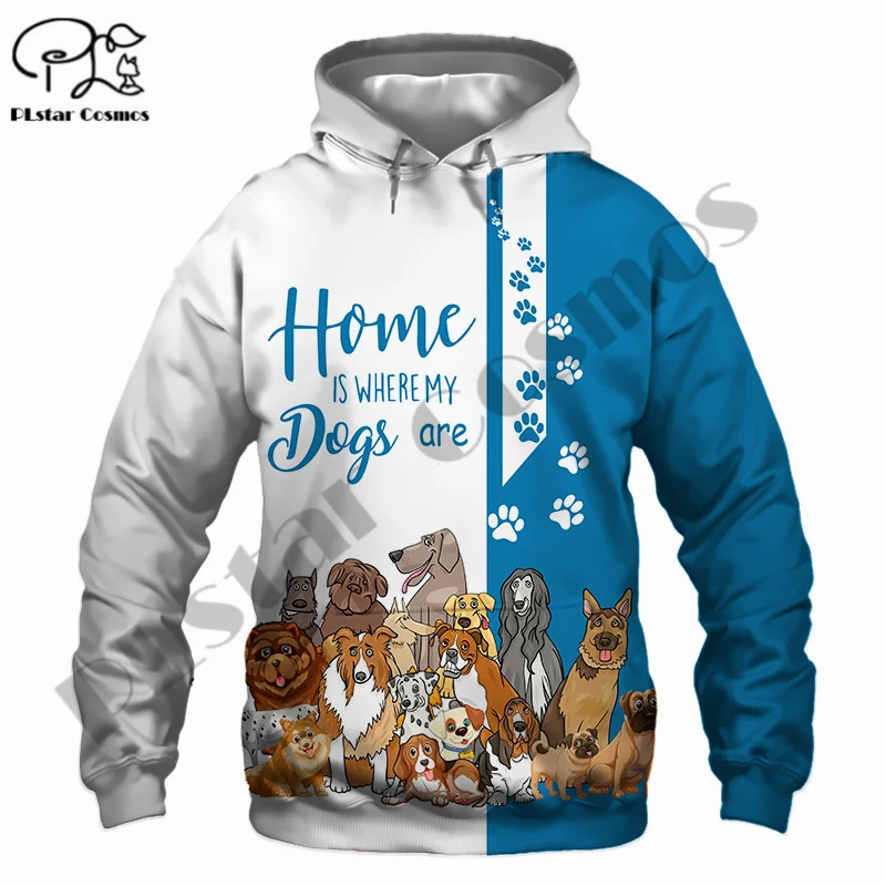 

PLstar Cosmos 3Dprinted Animal Newest Love Dog Pet Art Funny Harajuku Streetwear Unique Unisex Casual Hoodies/Sweatshirt/Zip A-8