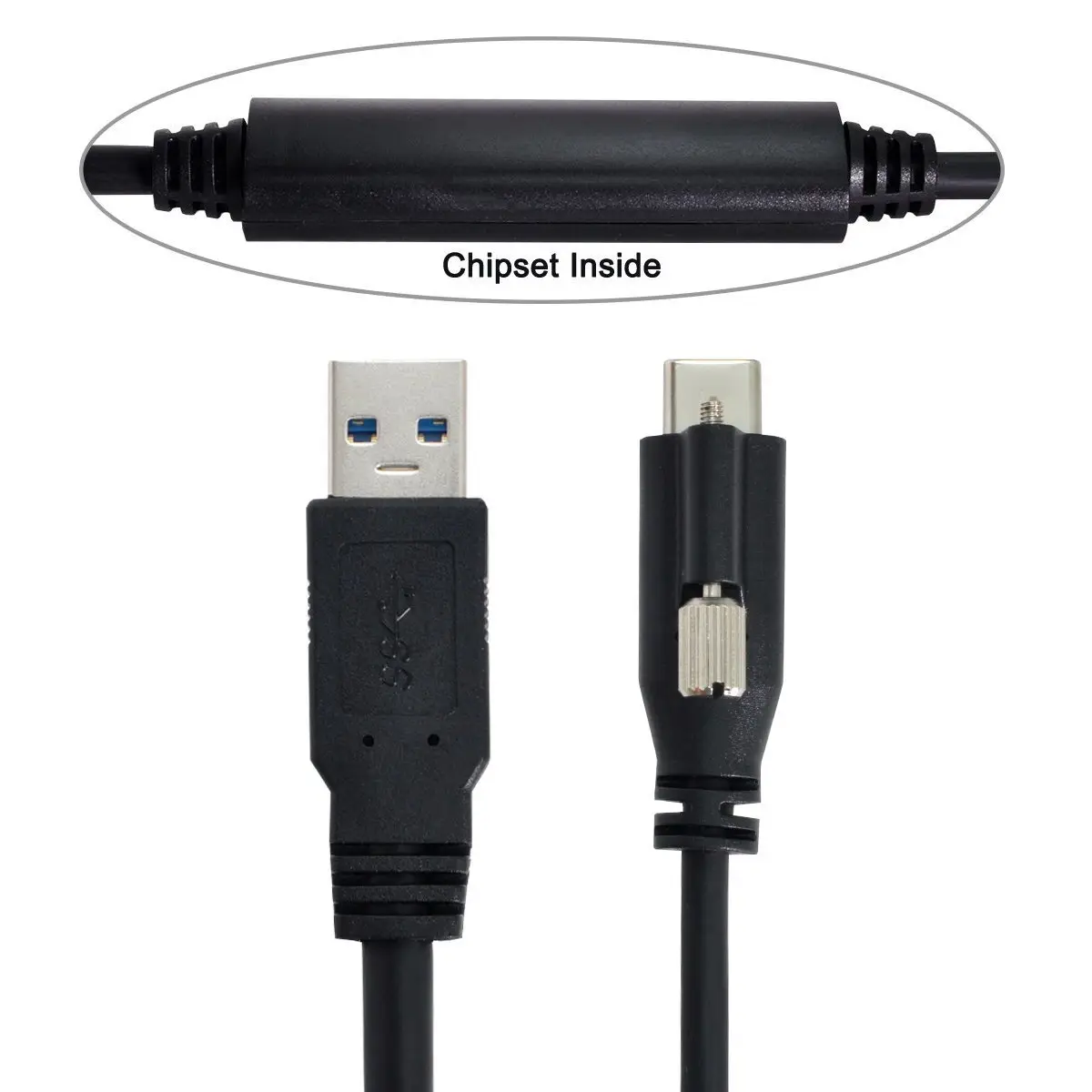 

USB 3.0 Type-C кабель для передачи данных USB 3,1 с одним винтом, 8 м