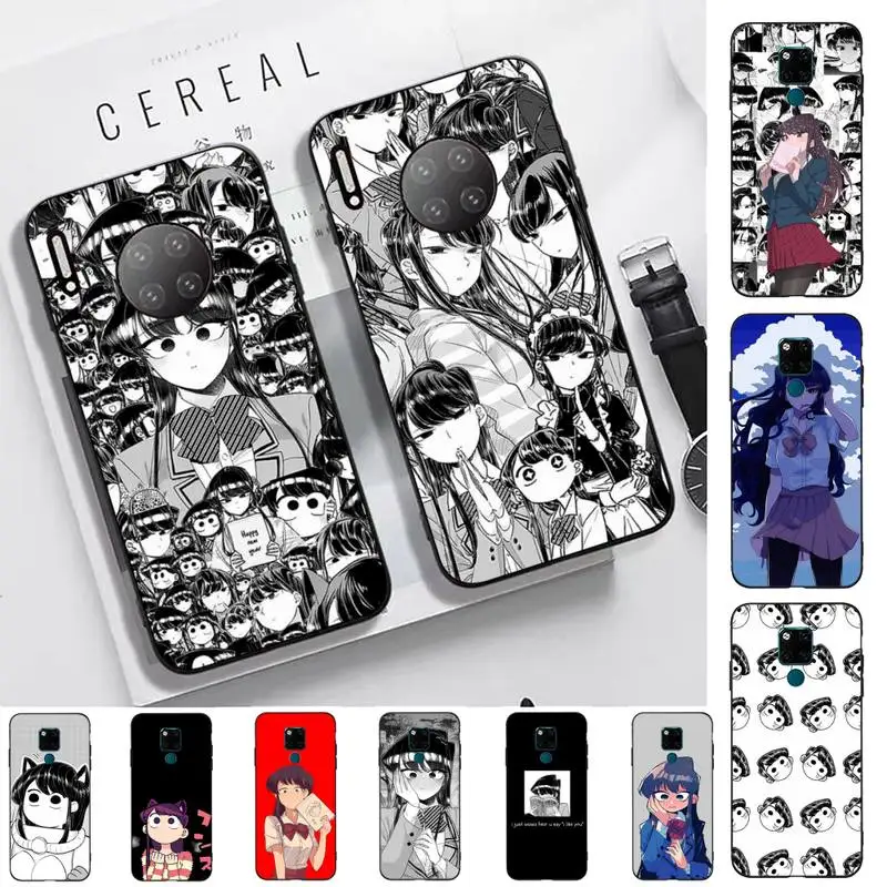 

FHNBLJ Manga Chibi Komi Shouko Komi-san Phone Case for Huawei Mate 20 10 9 40 30 lite pro X Nova 2 3i 7se