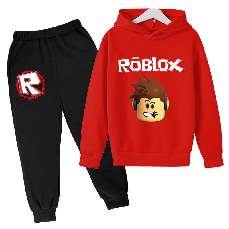 

Children's Hoodie Robloxing Girls' Sweatshirt Boys' Football Shirt Cartoon Printing Fashion Cotton Spring And Autumn 4T-14T Game