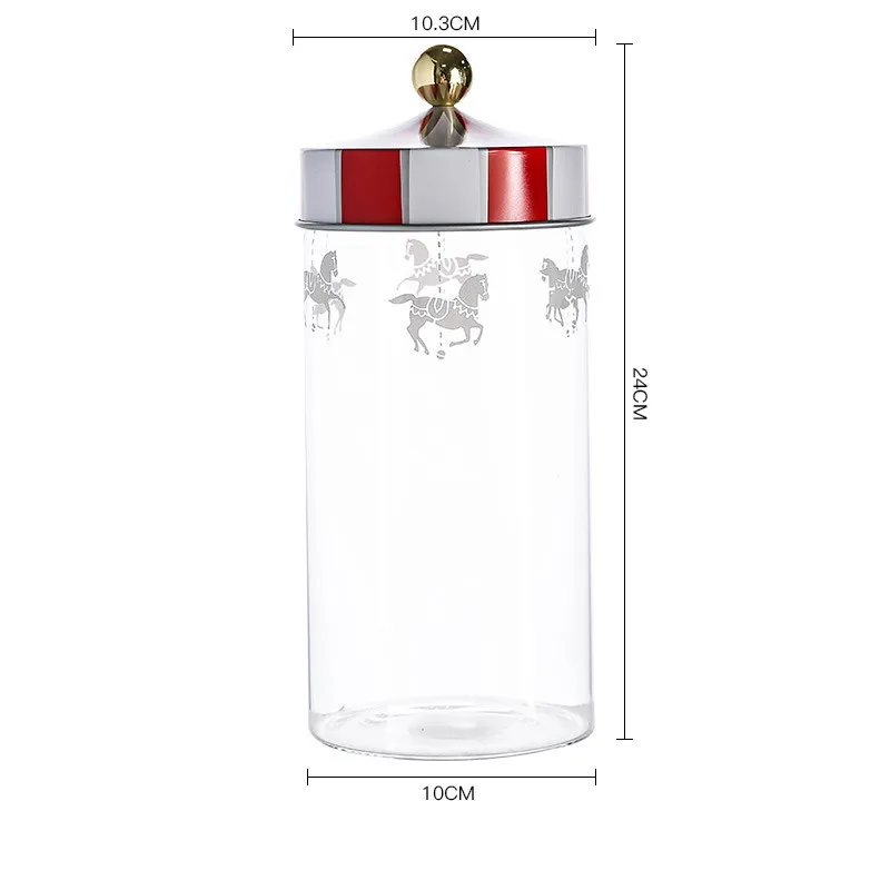 

Carousel glass sealed jars-coffee cans, tea cans, candy cans, grain storage tanks, kitchen storage tanks