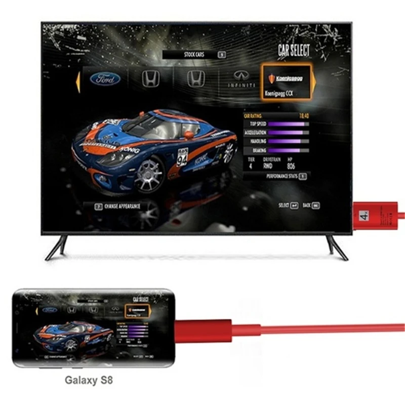 2 в 1 USB-C 3,1 type C к HDMI адаптер Поддержка 4K конвертер Кабель-адаптер HDMI кабель для ПК samsung Galaxy Note8 S8 Macbook