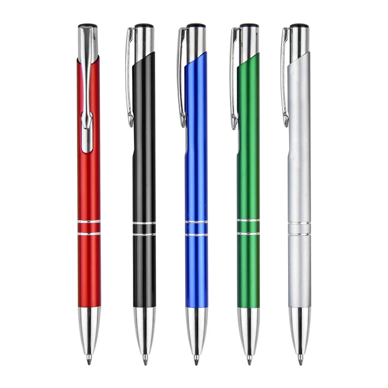 1 шт. миниатюрная металлическая прочная гелевая ручка вращающаяся карманная