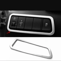 for hyundai tucson 2016 2017 2018 abs matte 1pcs car headlamps adjustment switch cover trim sticker accessories car styling