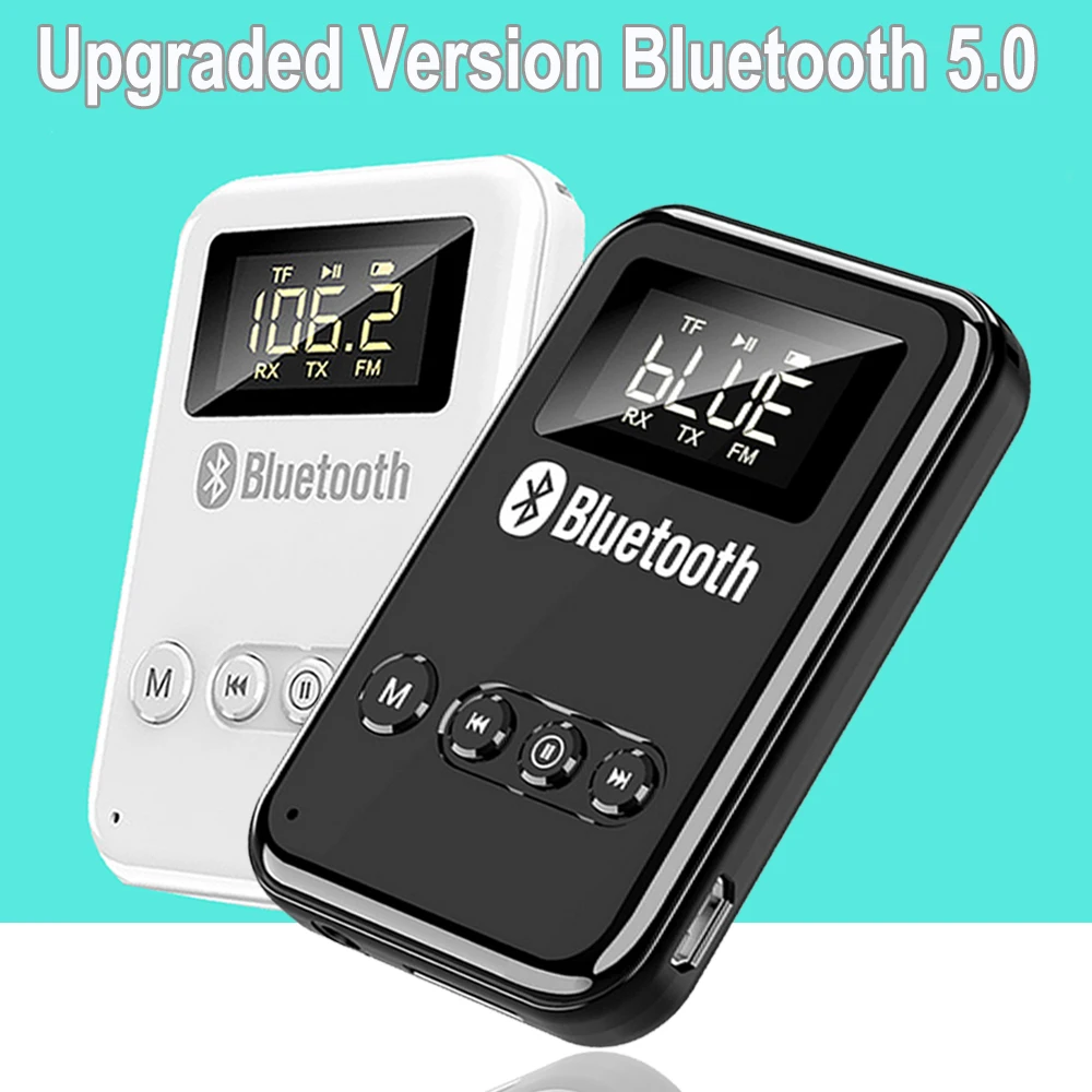 Автомобильный MP3 плеер JINSERTA Bluetooth 5 0 приемник TF FM передатчик AUX адаптер для