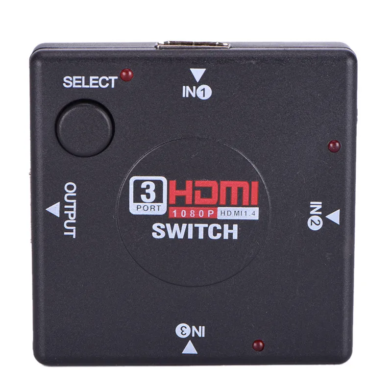 1 шт. HDMI сплиттер 3/5 порт Коммутатор 1080P 3 входа выход 4K адаптер для игровой консоли