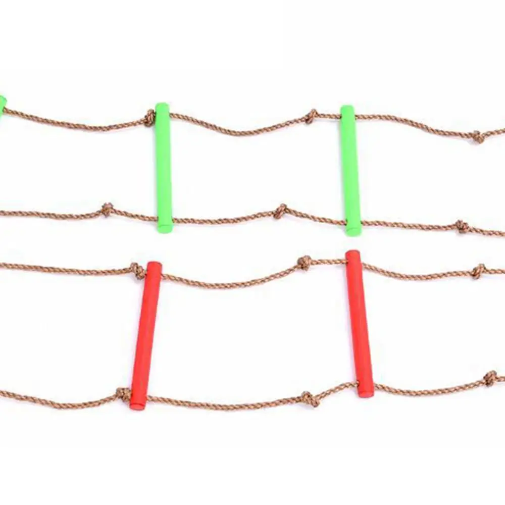 

Climbing Rope Ladder for Kids(78.7") 6 Steps Playground Climbing Game Swing Rope