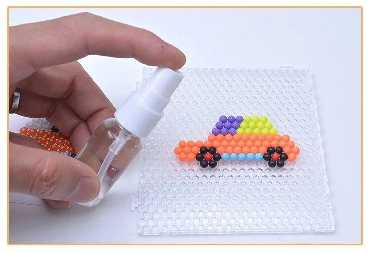 100 шт./компл. 42 цвета водный спрей Aqua Perler Волшебные бусины Обучающие 3D головоломки