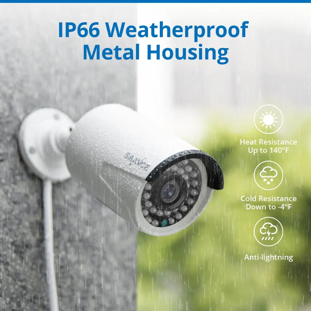 Камера видеонаблюдения SANNCE инфракрасная камера безопасности с функцией ночного