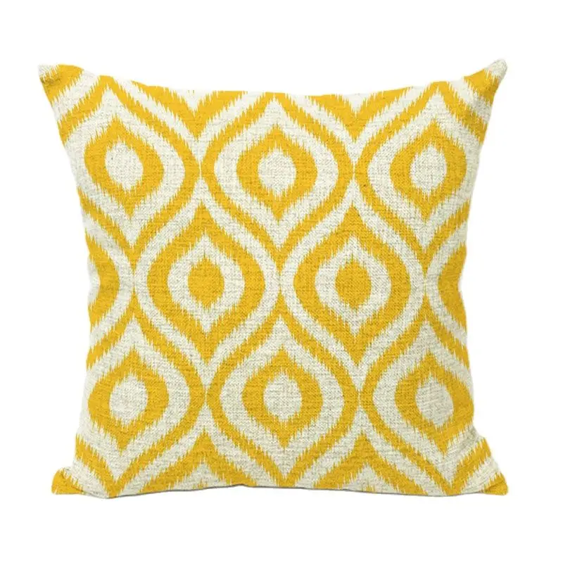 Простой стиль Подушка 45*45 см геометрическая мозаика схема листья торговый центр