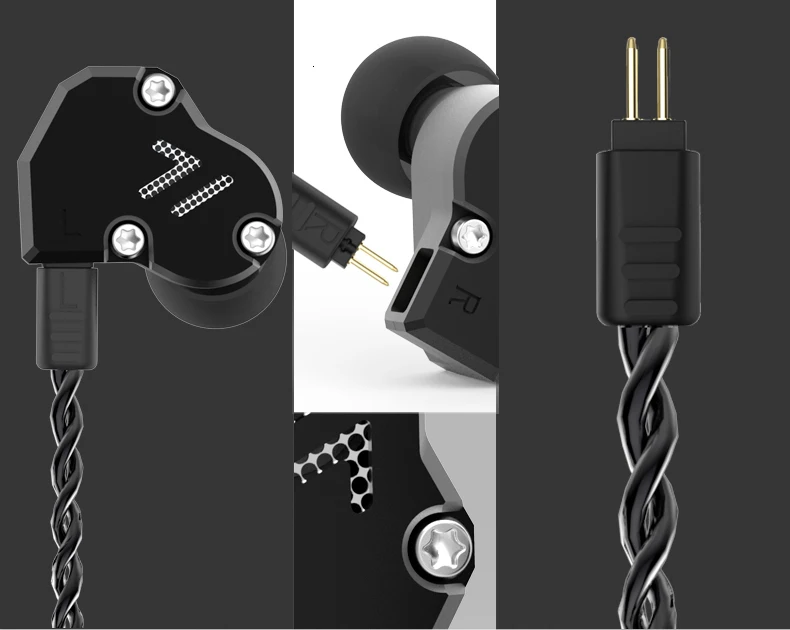 Revonext QT2s 2DD+ 1BA гибридные наушники в ухо HIFI DJ монитор для бега спортивные наушники ушные наушники гарнитура вкладыши обновленный QT2