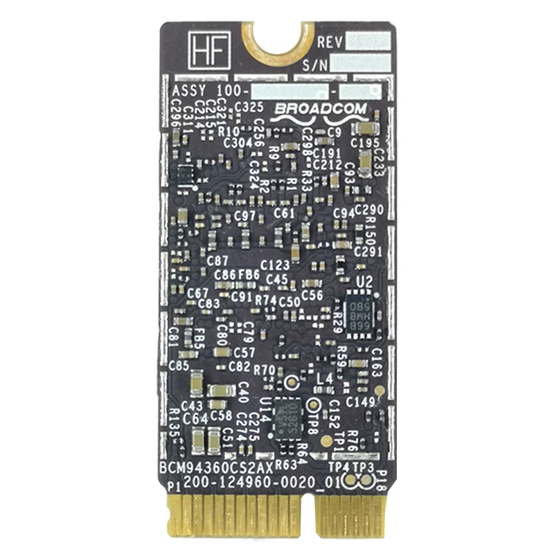 Новый BCM94360CS2 беспроводной AC wifi Bluetooth BT 4 0 аэропорт 802.11Ac карта для Macbook Air 11 дюймов