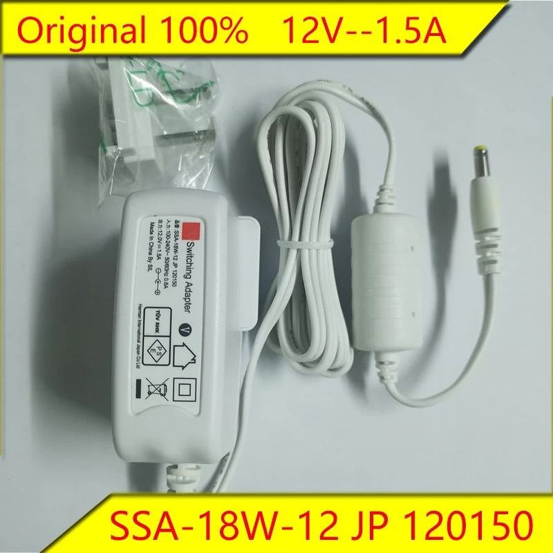 

SSA-18W-12 JP 120150 Diameter 4mm Adapters for GENUINE SSA-18W-12 Flip Speaker Power AC Adapter 12V 1.5A