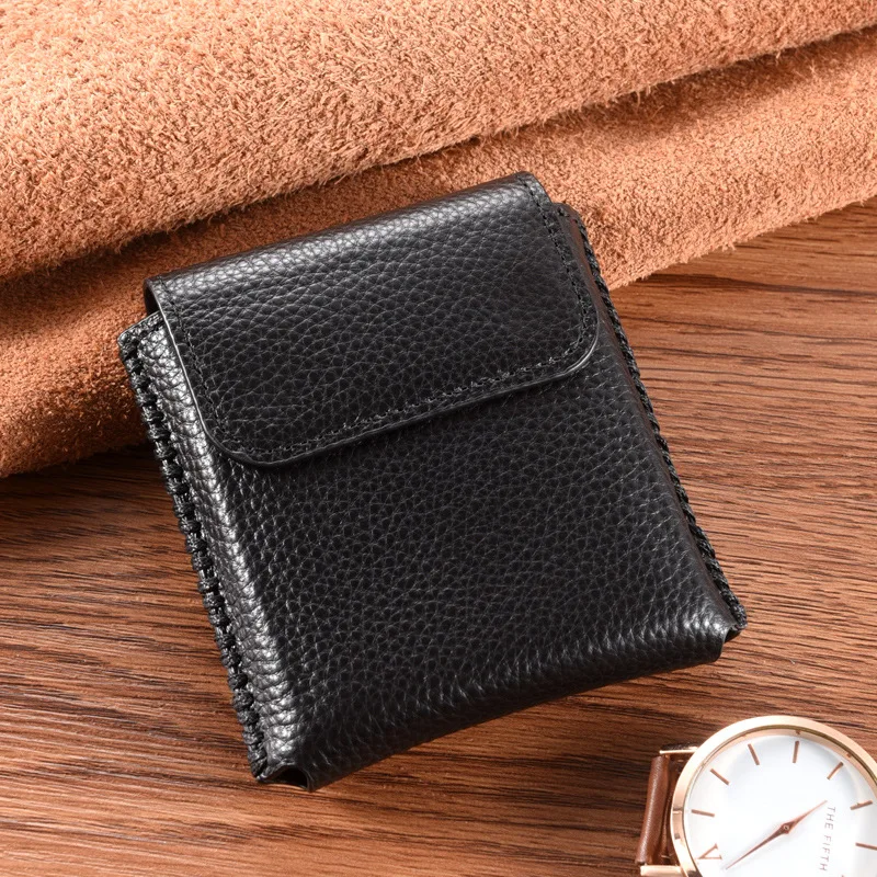 Genuine Leather Case Pouch For Samsung Galaxy Z Flip 3 Protective for Motorola Razr 5g Bag | Мобильные телефоны и