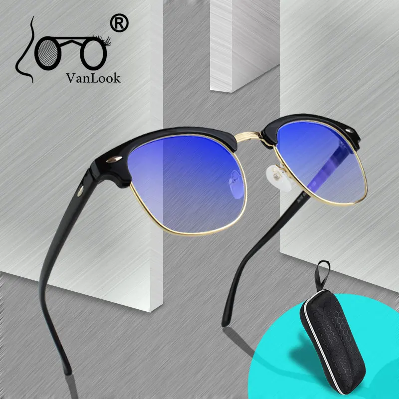 Очки компьютерные прозрачные с защитой от сисветильник для мужчин и