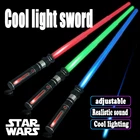 Световой меч RGB для косплея, реквизит для сцены люка светильник вой меч, игрушка для мальчика, световой меч, дуэлисветильник свет, складной монохромный световой меч