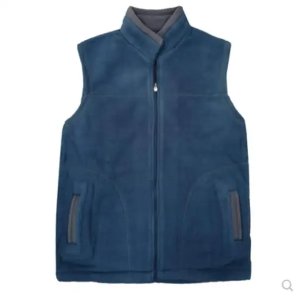 

2020 Autumn Winter Vest Middle-Aged Women Plus Size Warm Fleece Vest Womens Standing collar Vintage Vintage Coat Female 5XL LM89