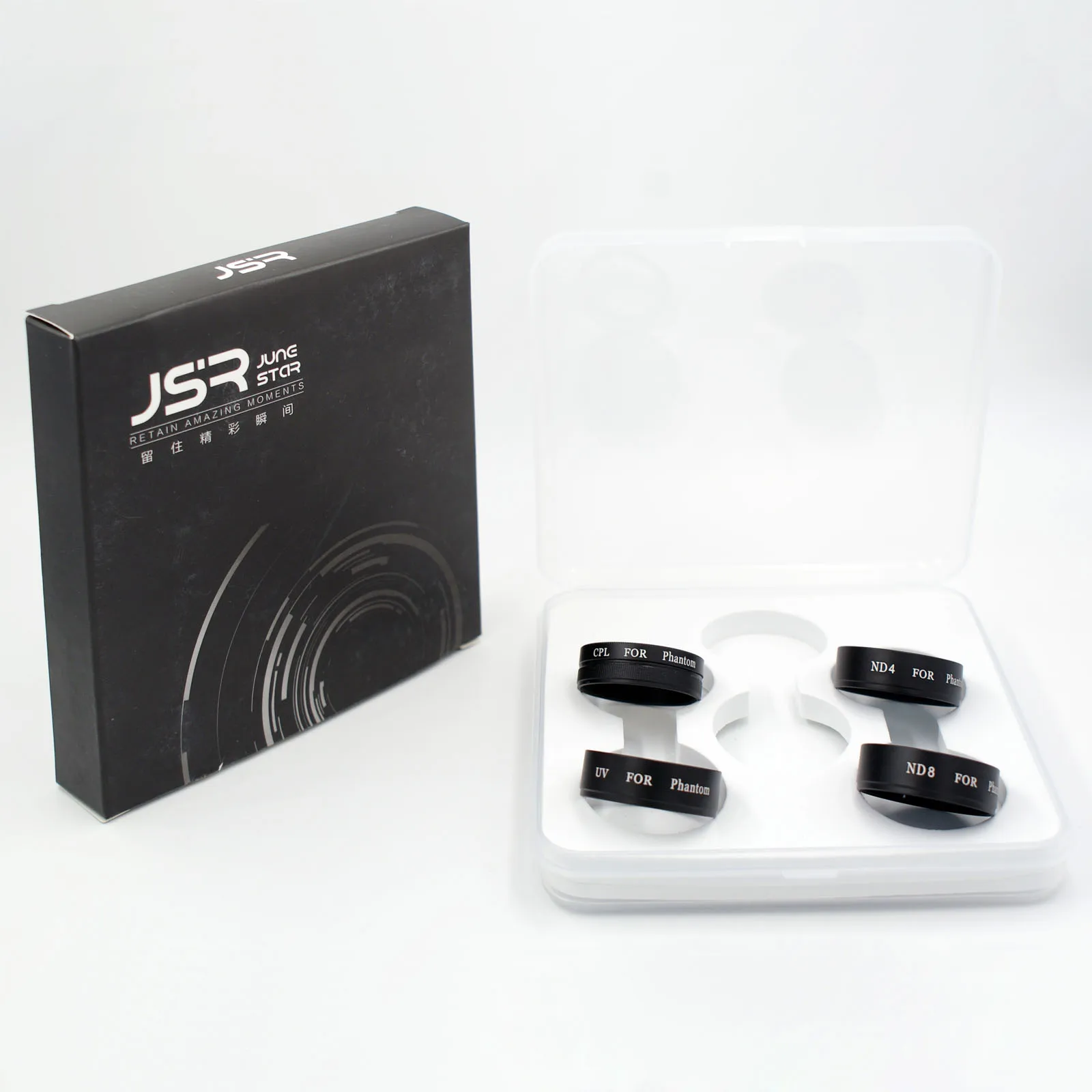 

4in1 UV CPL ND4 ND8 Camera Lens Filter Cap For DJI Phantom 3/4 Drone