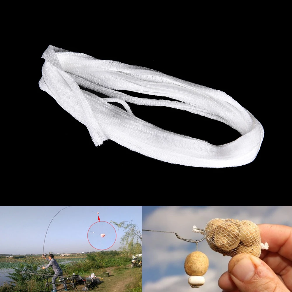 5 м ПВА 25 мм сетка пополнения карпа Рыбалка чулок Boilie Rig приманки обертывания