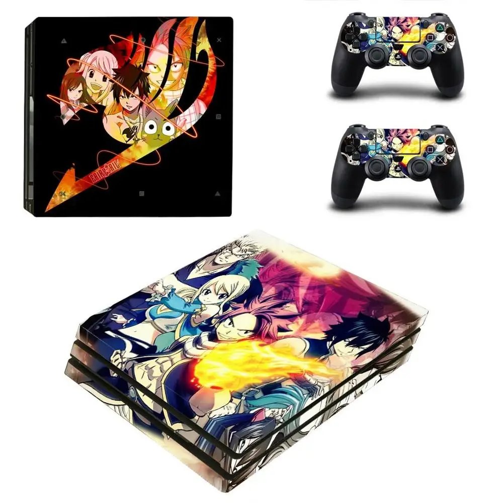 FAIRY TAIL PS4 Pro sticker s PS 4 Play station виниловые наклейки для playstation консоли и