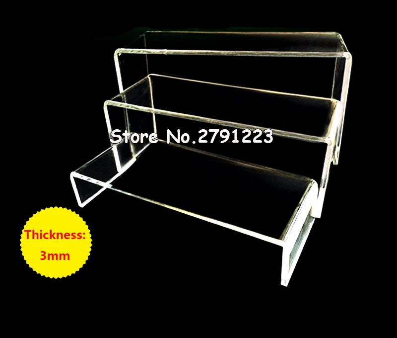3 уровневая акриловая прозрачная подставка для обуви органайзер хранения