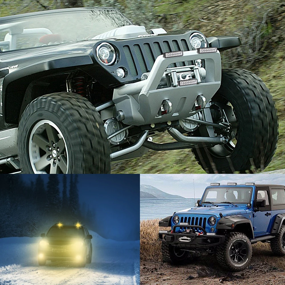Led-светильник-Бар 18 Вт 48 Вт 42 Вт 54 Вт Светодиодный светильник для 4x4 внедорожника 12В 24В светодиодный рабочий светильник для туман светильник Реверсивный светильник светодиодный Подсветка