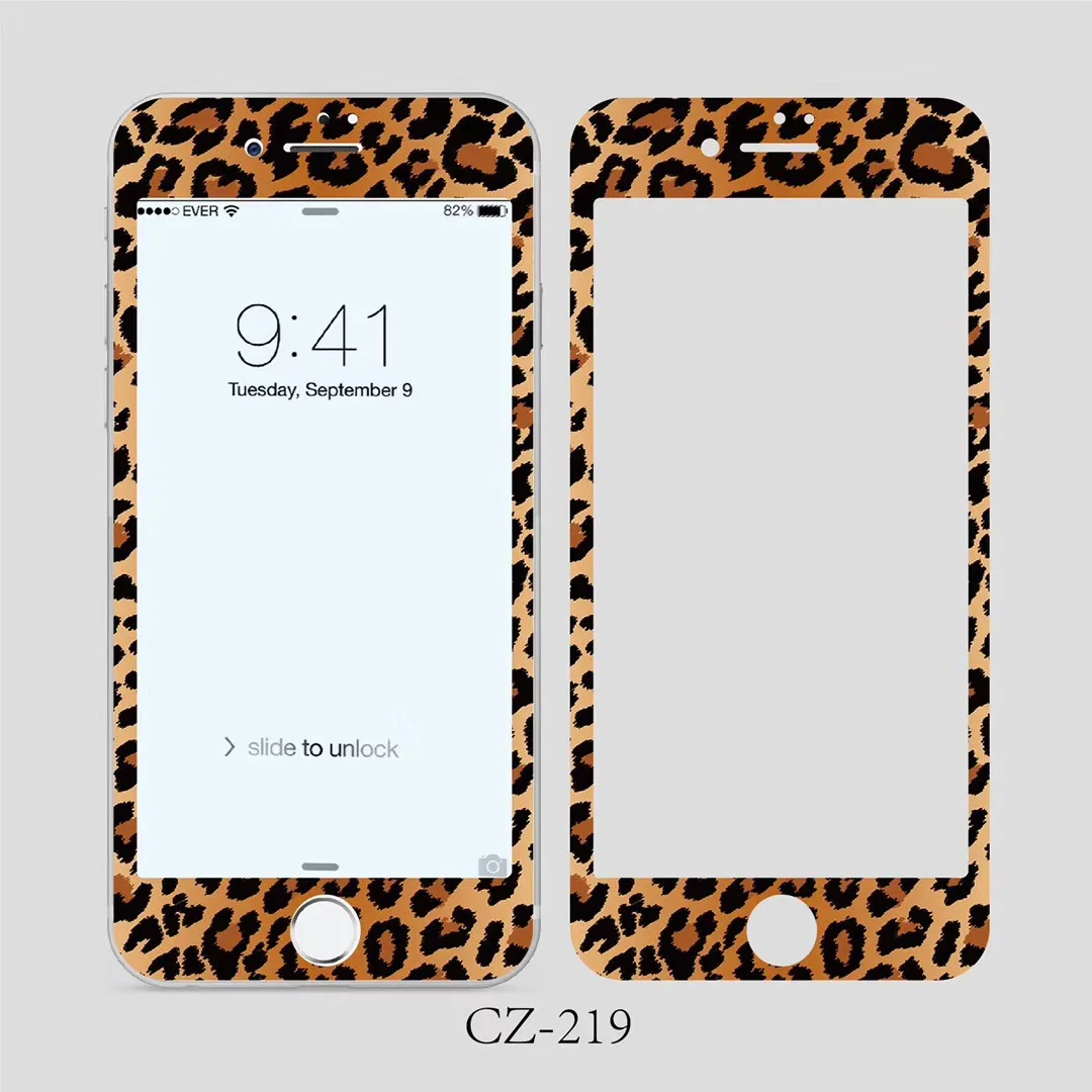 Закаленное стекло с леопардовым рисунком красных губ для iphone 6 6s 7 8 plus защита