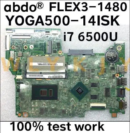 Материнская плата для ноутбука Lenovo FLEX3-1480 YOGA 500-14ISK процессор i7 6500U GPU GT940M/GT920M 2 ГБ DDR3
