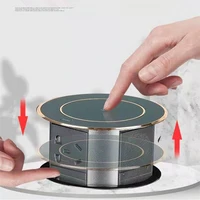 automatic pop up socket with usb wireless charge intelligent hidden retractable plug home office waterproof table sockets