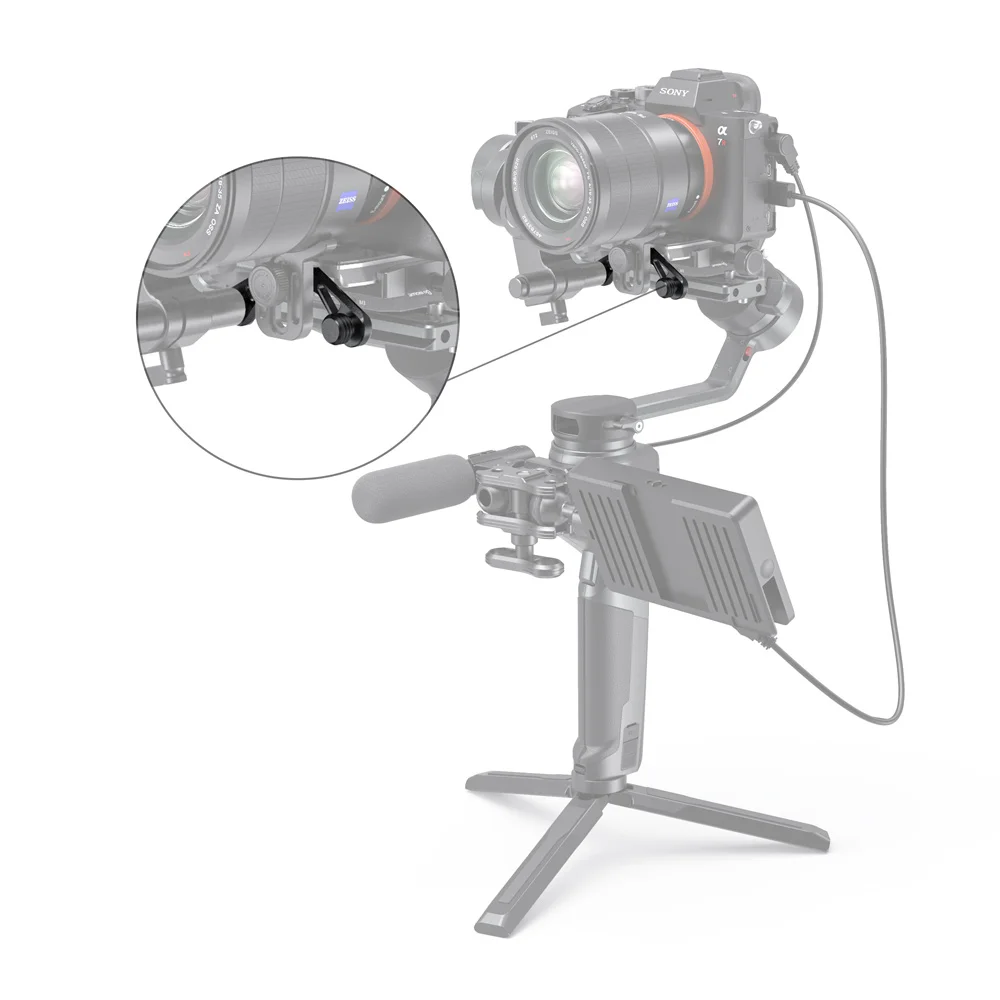 Моторный шток SmallRig для фокусировки Moza AirCross 2 шарнирный стабилизатор опорный