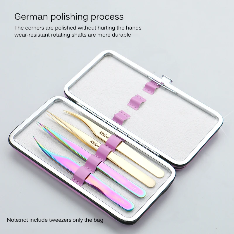 Сумка для инструментов макияжа профессиональный органайзер хранения и пинцетов