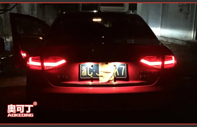 Задний фонарь для автомобиля Audi A4 B8 2009-2012 A4L светодиодная сигнальная лампа Противотуманные фары DRL дневные ходовые огни тюнинг автомобильные аксессуары