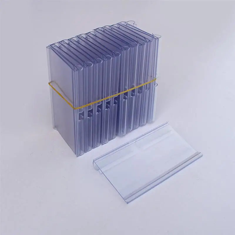 

36Pcs 4.2x8cm PVC Price Tags Premium PVC Price Tag for Supermarket Mall Shop Store